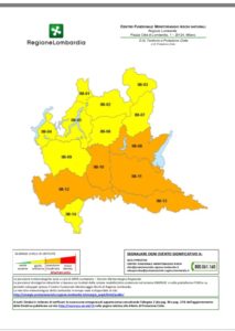 Meteo: l′avviso di Regione Lombardia per perturbazione in arrivo il 25 agosto
